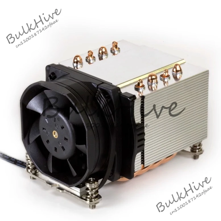 

A24 AM4/AM5 CPU Cooler for 2U Servers Heat Pipes with PWM Fan Intel/AMD Compatible Rackmount Silent Cooling System
