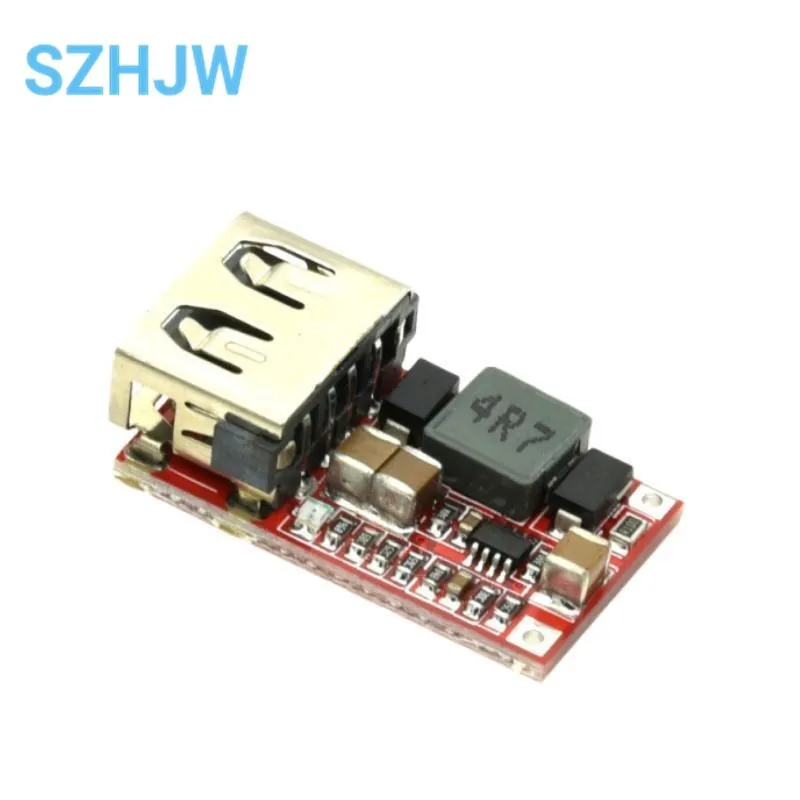 1/5/10pcs 6V-24V 24V 12V to 5V USB Step Down Module DC-DC Converter Phone Charger Car Power Supply Module Efficiency 97.5% Buck