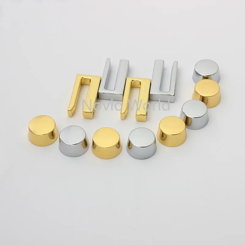1-5 sets 2 colors 36*28mm gold chrome durable rectangle a set of lock for woman handbag with eyelets key lock purse accessories