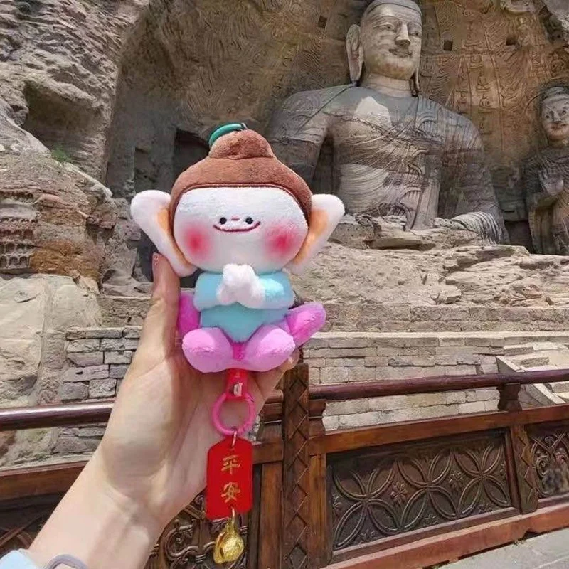 

Плюшевый брелок-подвеска Weihai Fuzhishan «Лотос Будды» для творческого и культурного декора, подарок на день рождения, мягкий наполнитель из ПП-хлопка, универсальный (для любого пола)