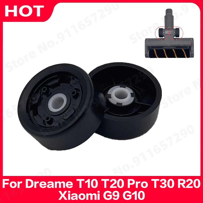 

For Dreame T10 T20 pro T30 R20 xiaomi G9 G10 vacuum cleaner bottom plastic rear wheel small axle floor brush pulley small roller