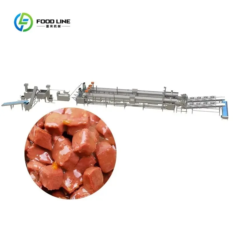 Customized Whole Line Wet Pet Food Processing Machine Industrial Grade for Cat Wet Food Factory Production Line