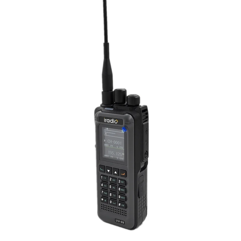 Iradio UV99 Handheld Walkie Talkie Multi Bands UHF VHF Audio IP67