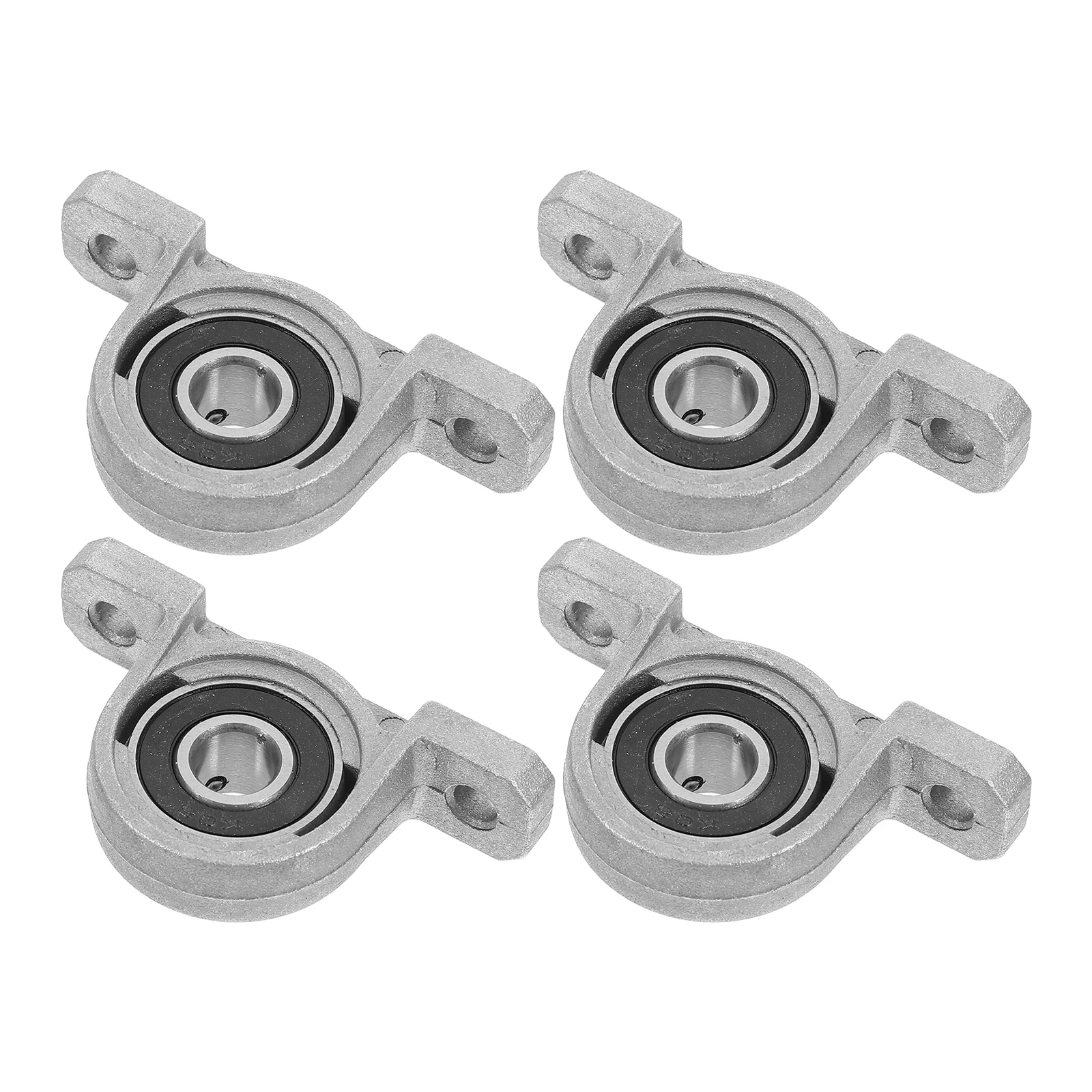 

4pcs Self-Aligning Pillow Block Zinc Alloy Center Mounted Support For Vertical Shaft Rod Linear Pillow Block
