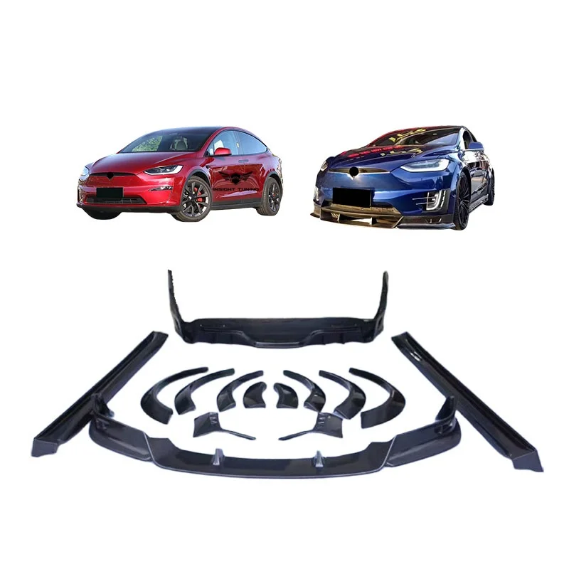 

YG Style Carbon Fiber Car Accessories Bumper Lip Diffuser Body Kit For Tesla Model X Upgrade To YG Style Bodykit