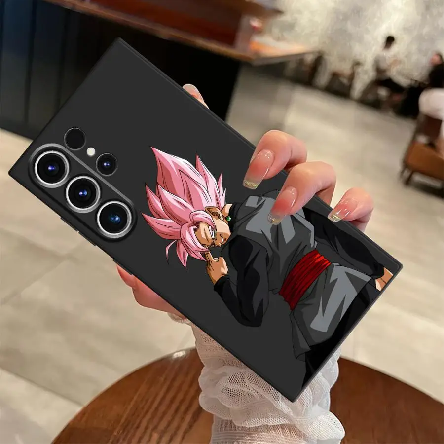Funda Dragon Ball Zamasu Son Goku para Samsung Galaxy Note S9 9 8 20 Ultra S10 10 Plus S8 funda de teléfono suave negra