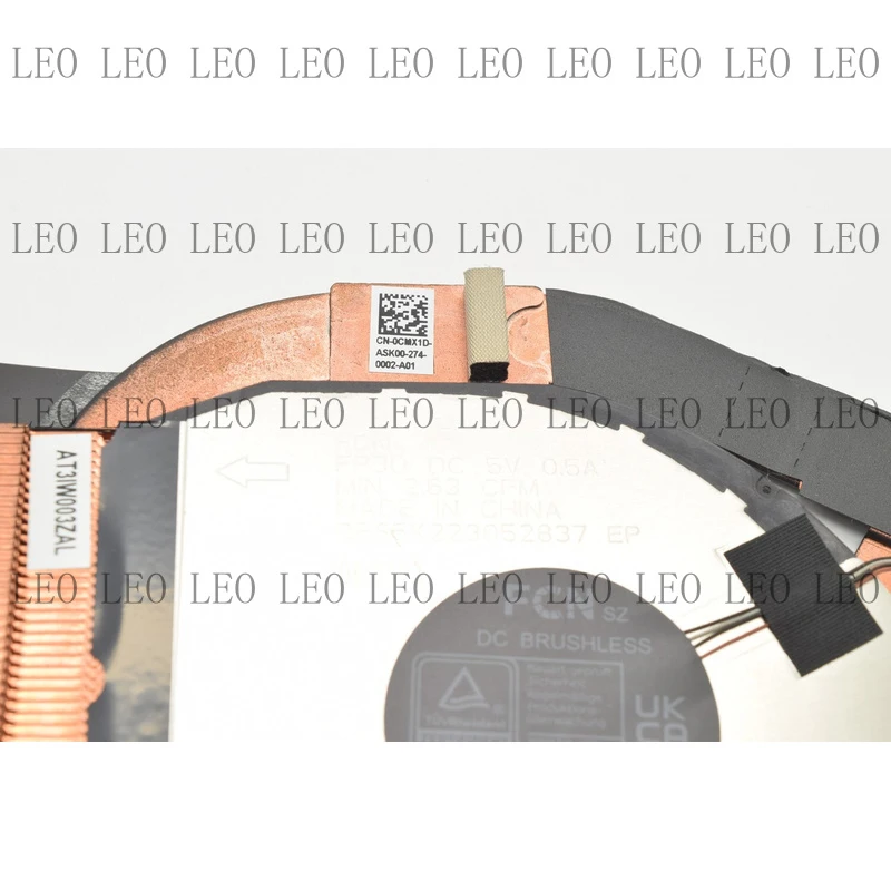 SS  0CMX1D CMX1D New For Dell Latitude 7430 E7430 CPU Cooling Fan Heatsink Cooler