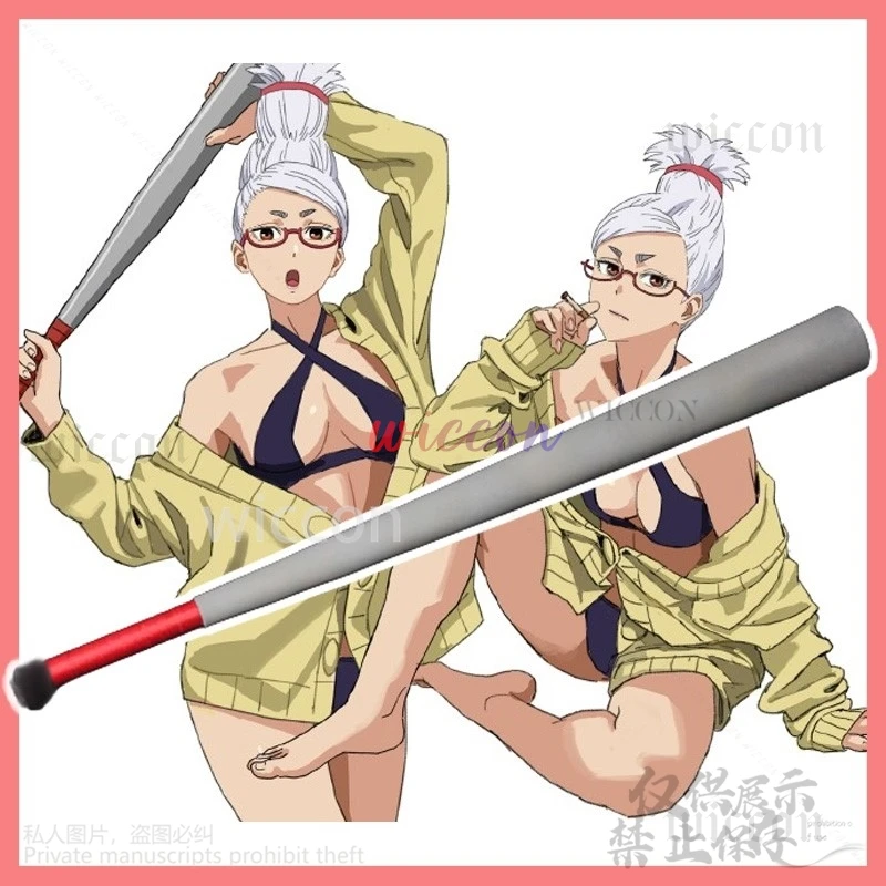 Seiko Ayase Cosplay Anime Dandadan Gioco di ruolo PVC EVA Puntelli per Halloween Natale Cos Mazza da baseball Accessorio Puntelli personalizzati