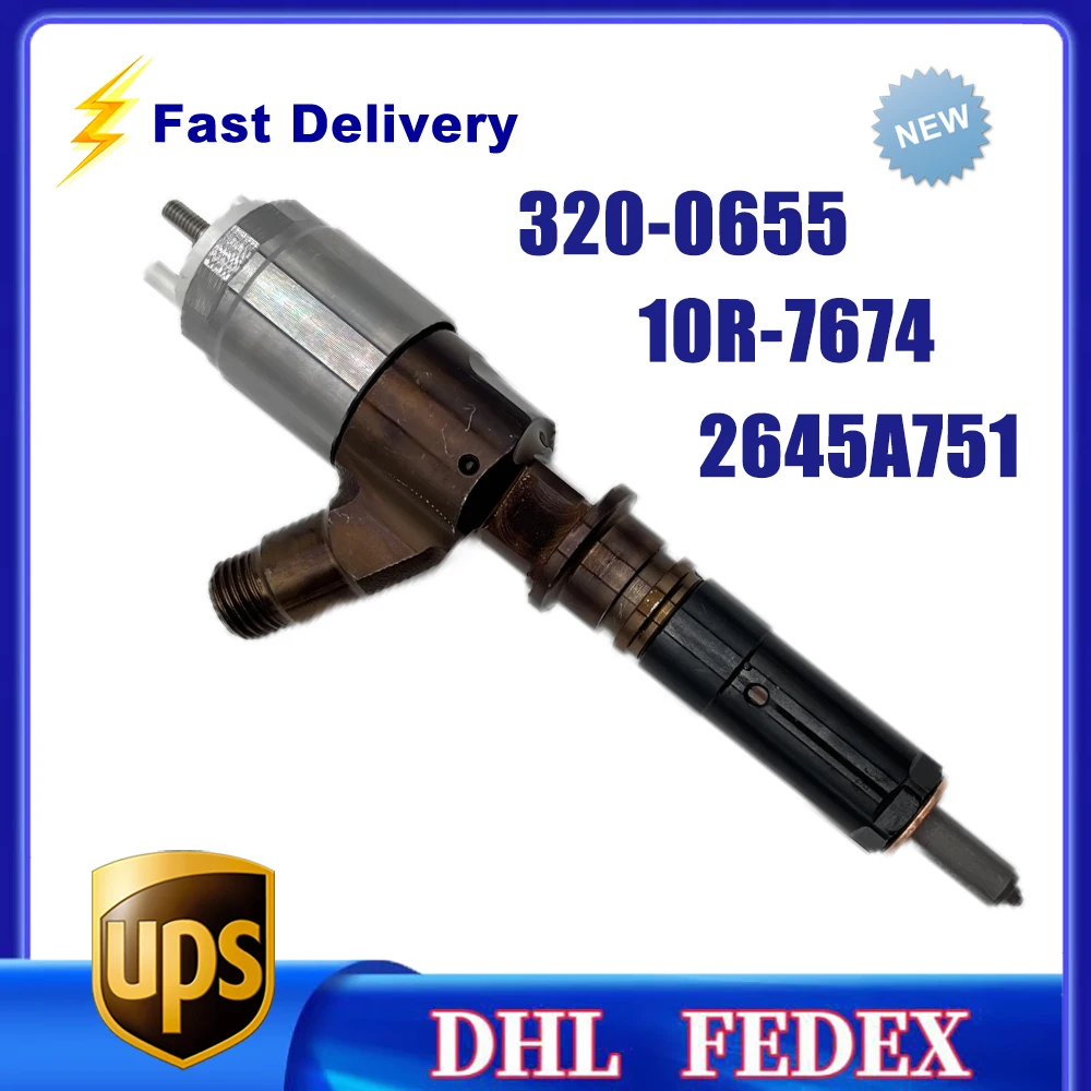 

320-0655 Fuel Injector 2645A751 for Caterpillar CAT C6.6 Perkins 1106D-E66TA 10R-7674