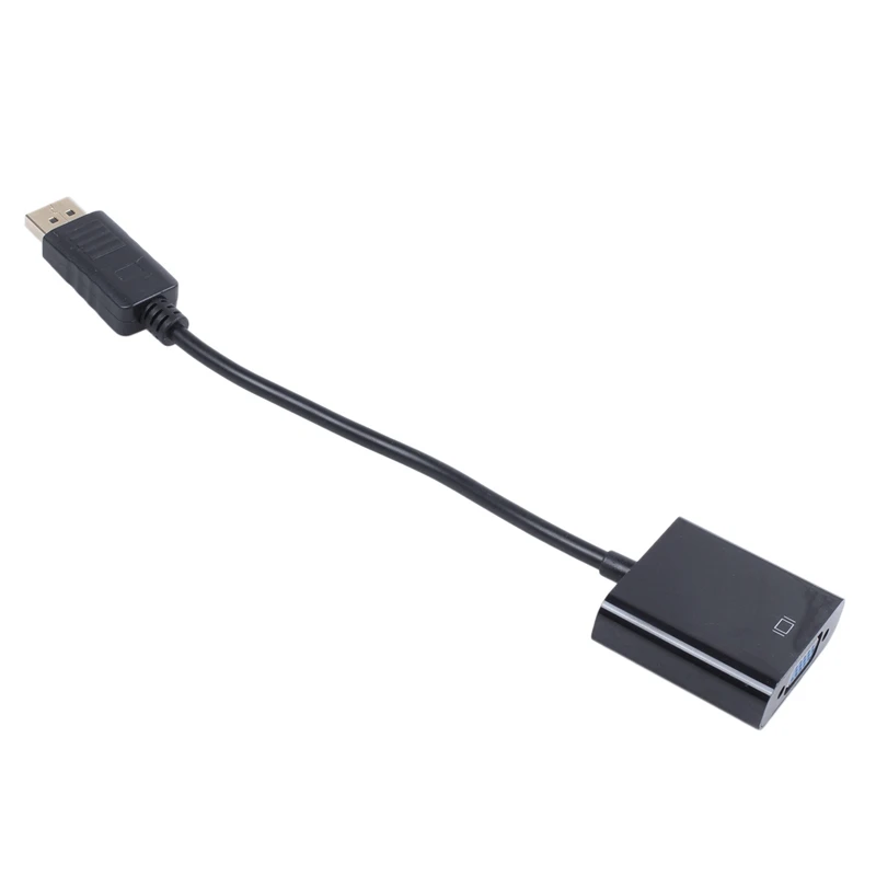 5X 1080P DP Displayport Male To VGA Female Converter Adapter Cable Stock image 3
