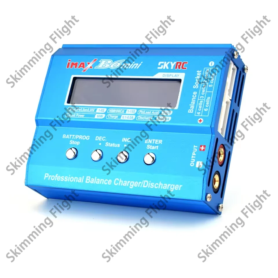 

iMAX B6 Mini 60W Balance Charger Discharger for 1-6S LiPo i-ion LiFe LiHV Nimh Nicd PB RC Drone Battery