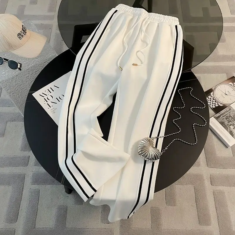 Spring and Autumn New Fashionable Women's Set Korean Version cardigan casual top+loose wide leg pants two-piece set