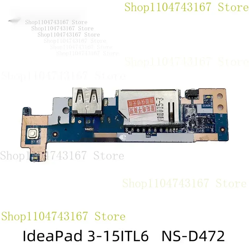 

Original for Lenovo IdeaPad 3-15itl6 laptop SD card reader power button USB port board 5c50s25174 hs560 NS-D472 100% tested