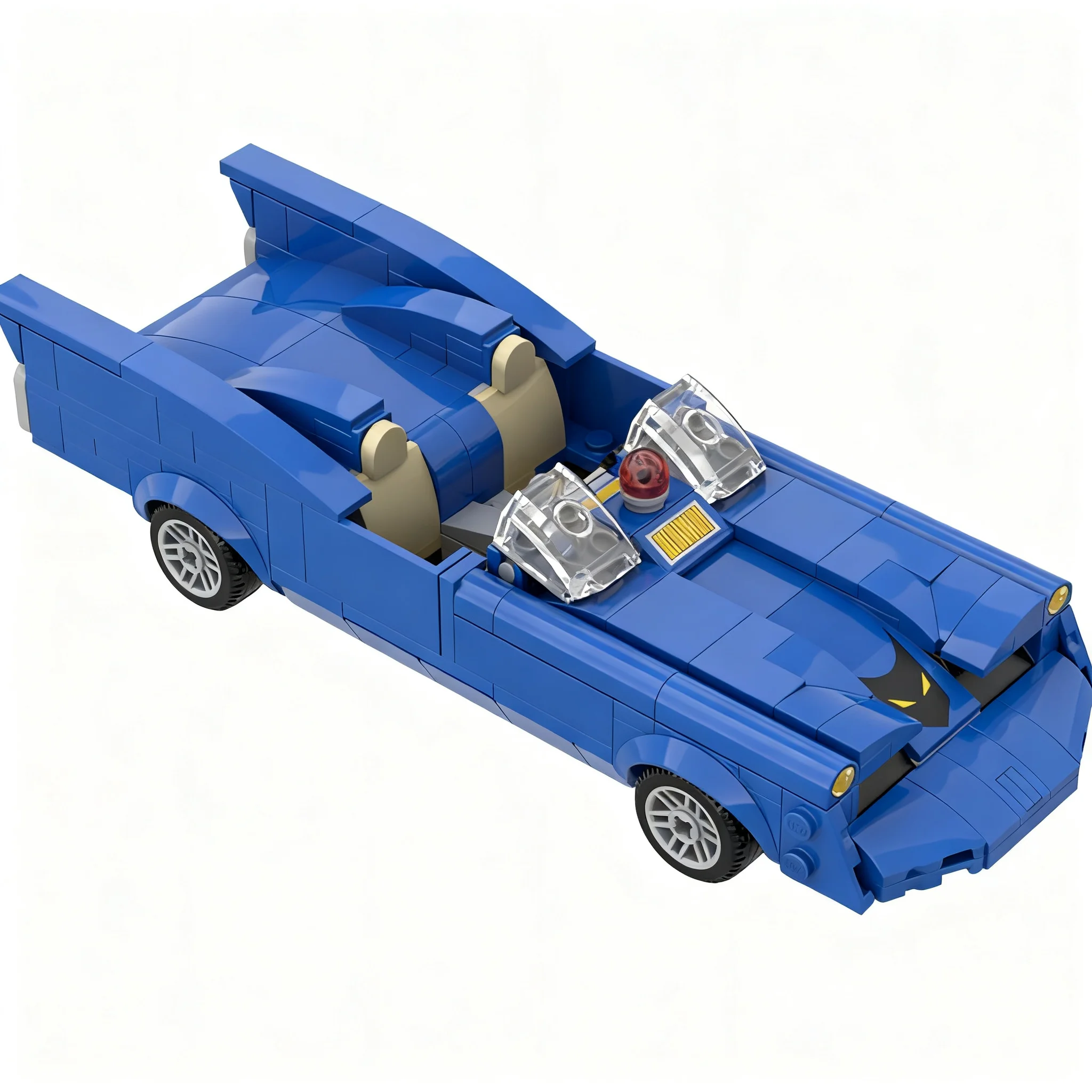 298pcs MOC 60 S Batmobile Super Heroes DCD Batmansed Model Building Blocks Architecture Toys Christmas Gift Idea DIY Kids Brick