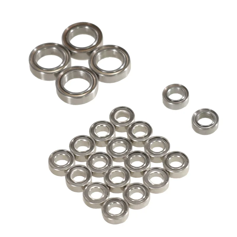 

FMS 1/24 FCX24 Комплект металлических обновленных шарикоподшипников, совместимый с Smasher K5 Lemur RC Crawler Car, полный комплект запасных частей