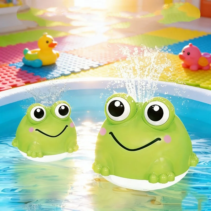 

Милые игрушки-лягушки для ванной для малышей, мягкие водные игрушки-брызгалки, игрушки для игр в воде в ванной, душе, бассейне, на пляже для младенцев, детей, мальчиков и девочек
