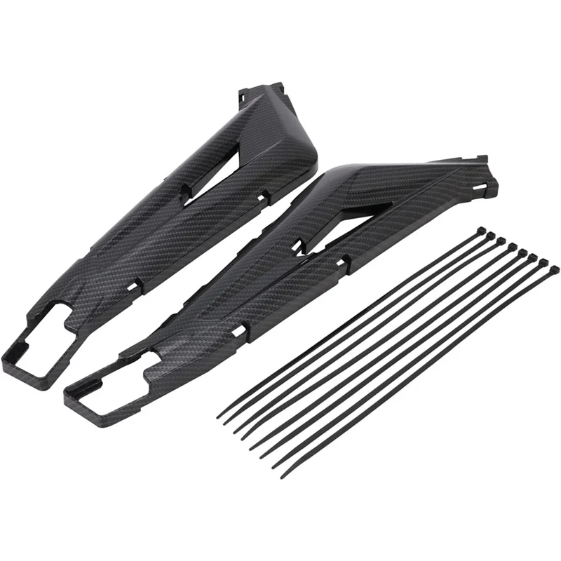 Surron Light Bee Sur Ron X/S電動バイク用ストリクストスイングアームガード、ダートバイクスイングアームプロテクター - イミテーションカーボンファイバー