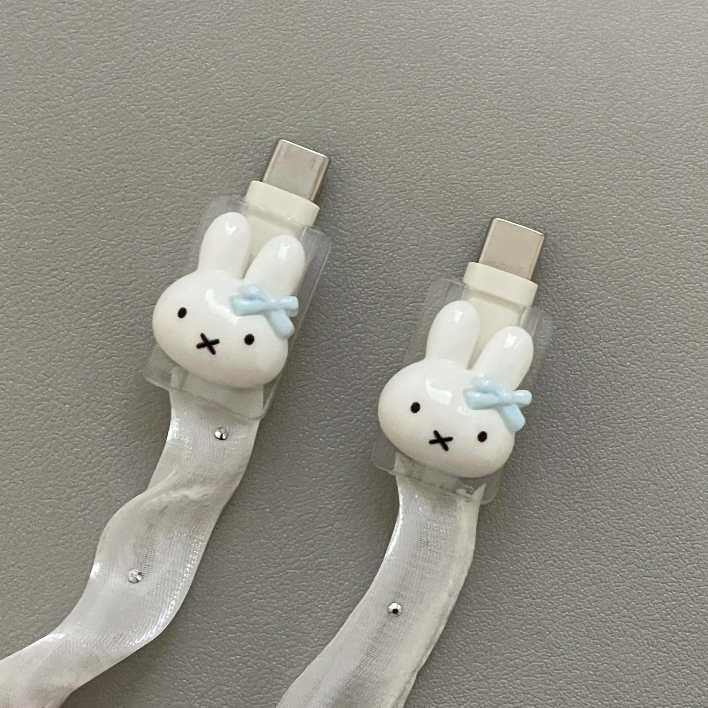 Kawai Miffy Bowknot Data Cable Protector Multiple Styles Wire Gripper Anti-Fracture Protection view 6