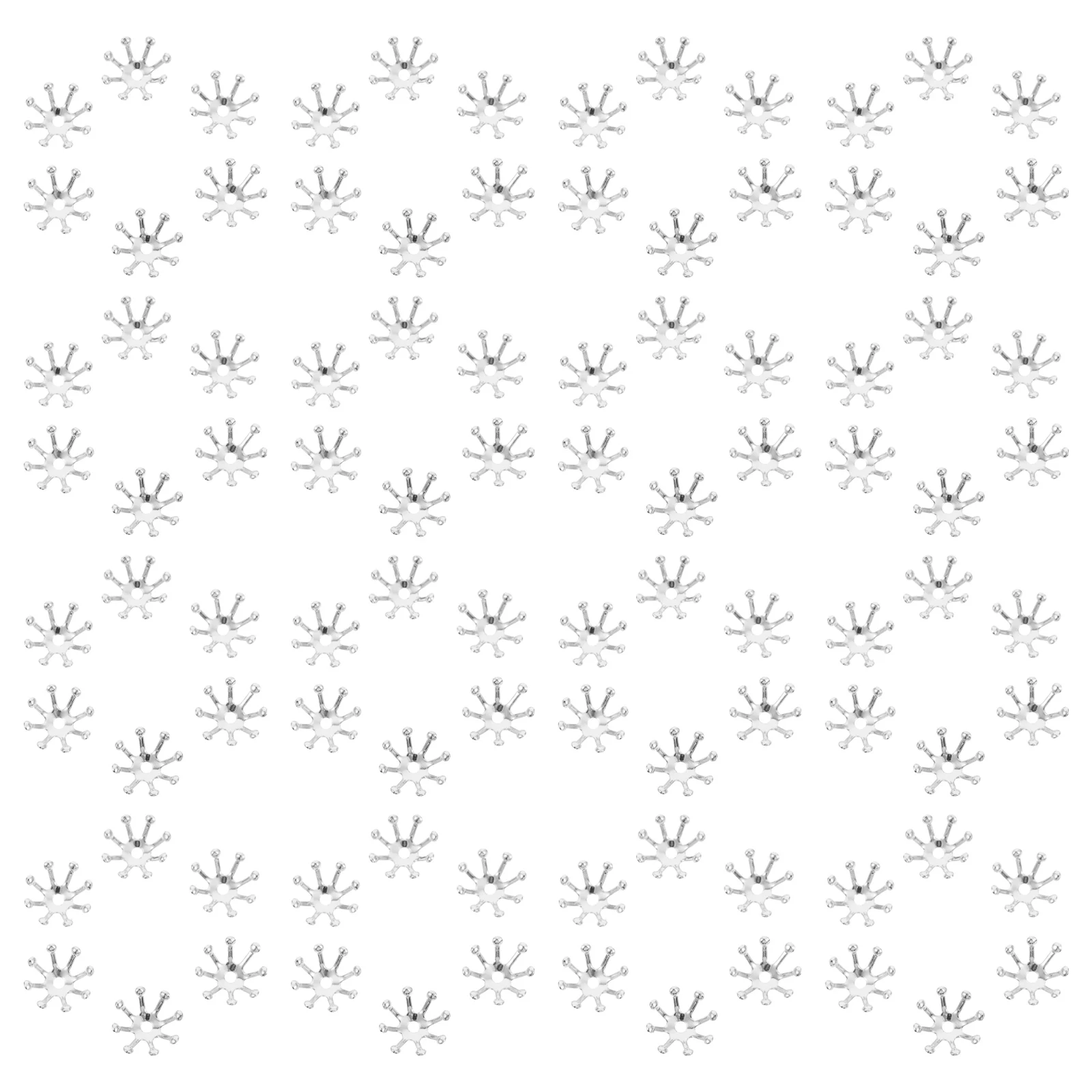 

50pcs Creative Flower Bud Diy Hairpin Accessories Headdress Making Material High-Grade Copper Durable For