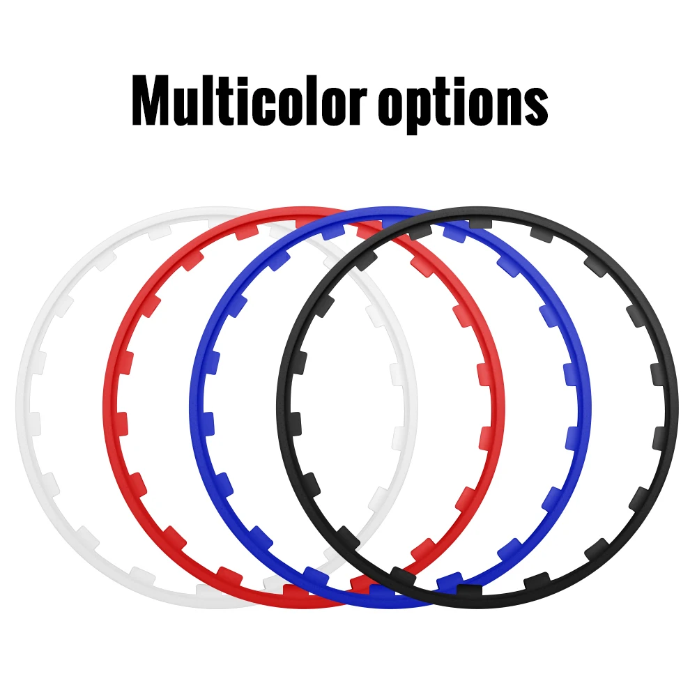 16/17/18/19/20inchs 4pcs Car Vehicle Wheel Rims Edge Protector Ring Tire Guard Strip Decor For Tesla Model 3