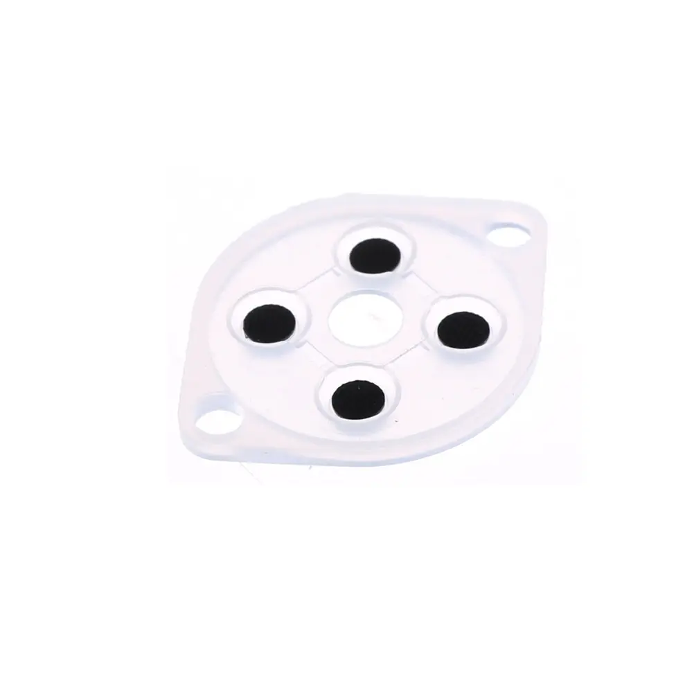 4 Sets Replacement Silicone Conductive Buttons Rubber Pads For Nintendo NES Controller Game Replacement Parts