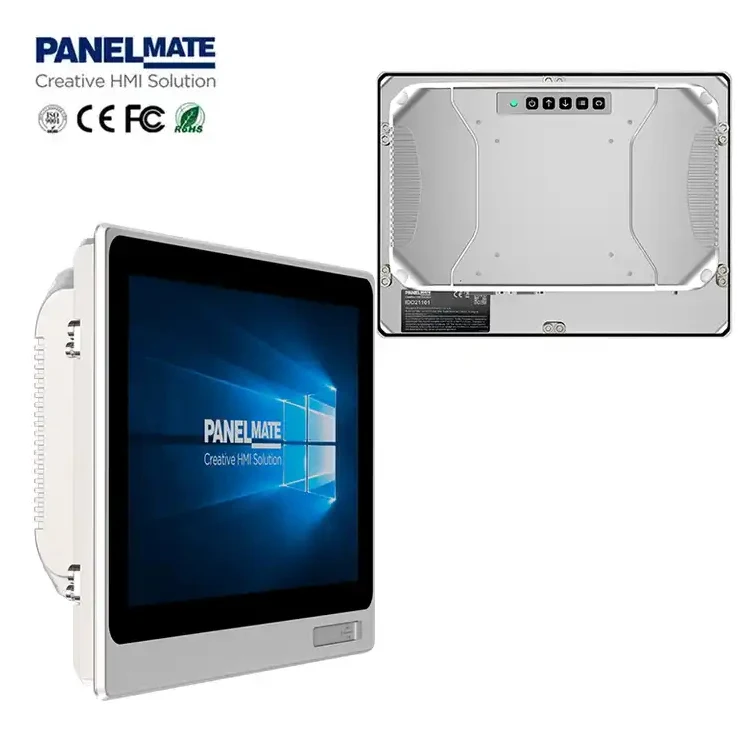 

10,4-дюймовый встраиваемый промышленный ЖК-монитор с защитой IP65, без сенсорного экрана, USB, VGA