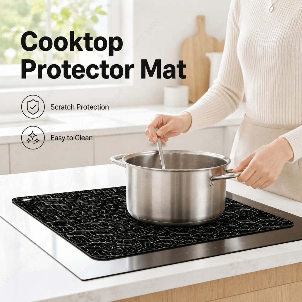 Kitchen Baking Counter - Защитный коврик для индукционной плиты, силиконовый,