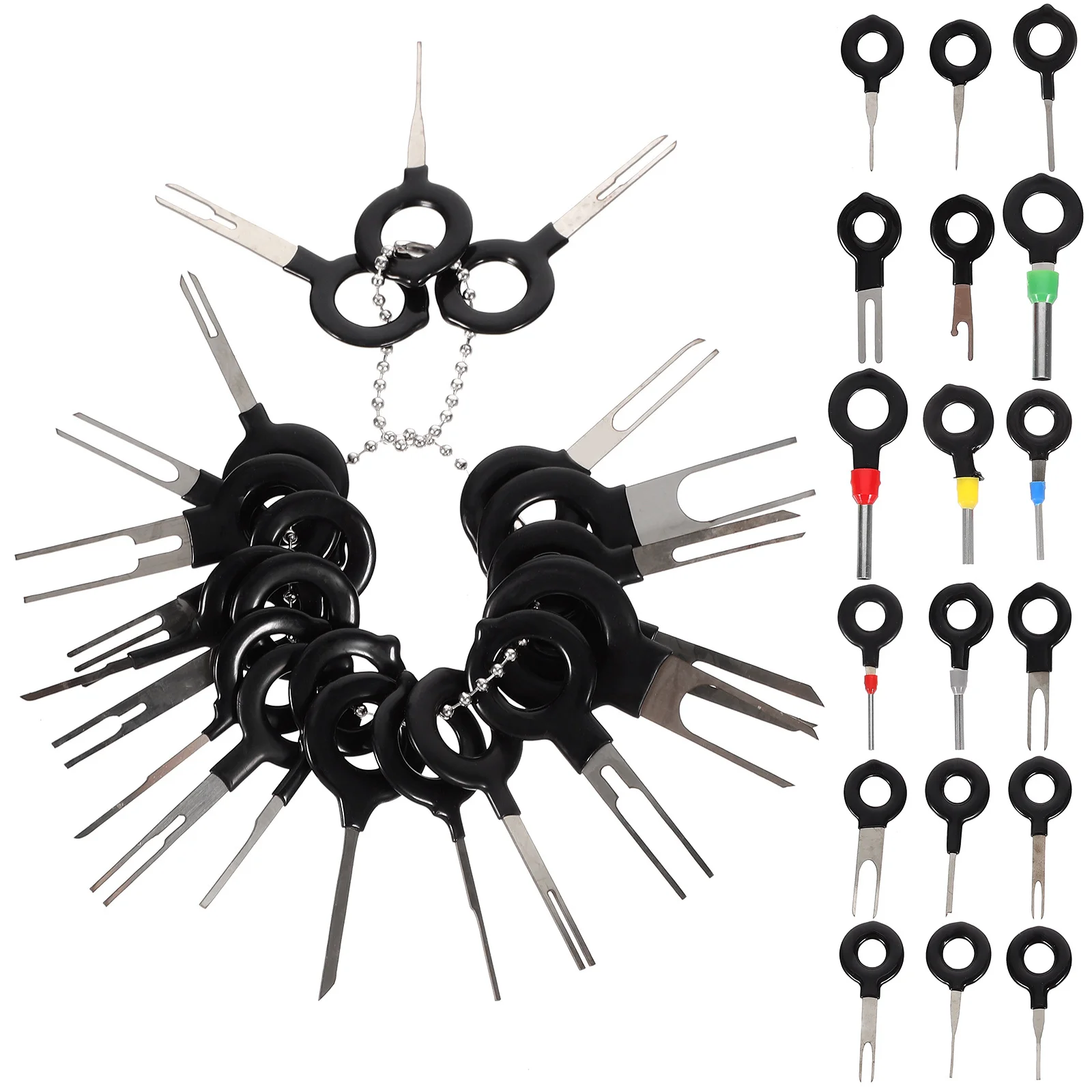 

39Pcs Terminal Pin Release Extractor Puller Car Wiring Harness Removal Tool Set Connector Pin Repair Tool Automotive Electrical