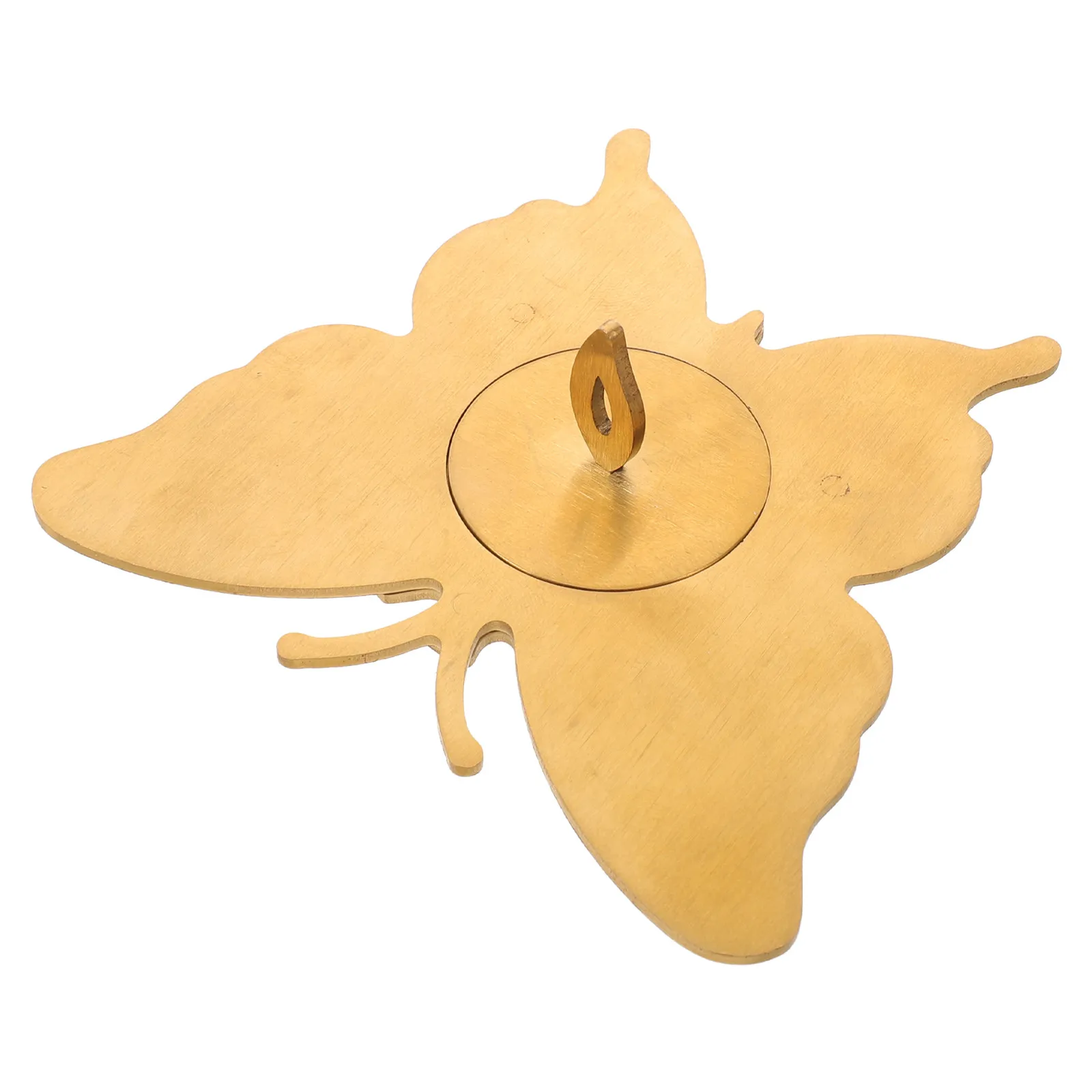 Topper for Jar Candles Butterfly Shape Golden 10Cm Decorative Metal Jar Lid Cover Draft Stopper Scent Diffuser