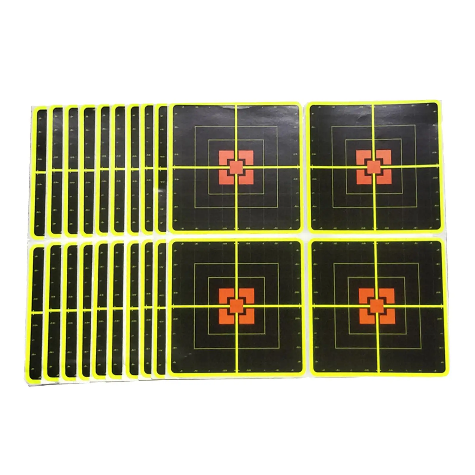 Set of 10 Paper Targets for Shooting Range, 100 Yard Targets, Target, ,
