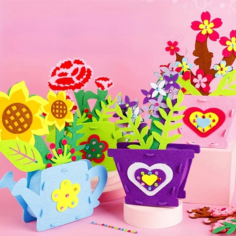 

Набор для рукоделия «сделай сам», 6 шт., набор для шитья из полиэфирного фетра, легкий художественный проект для начинающих, домашний декор