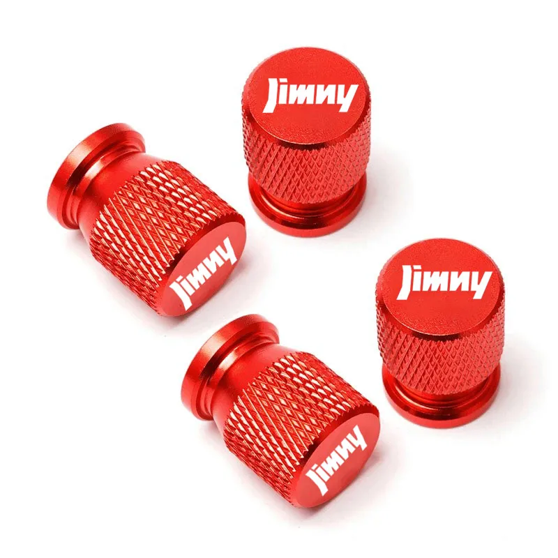 For Suzuki jimny Car styling Car Wheel Tire Valve car Caps Tyre Stem Covers Airdust Waterproof Auto Accessories 4Pcs