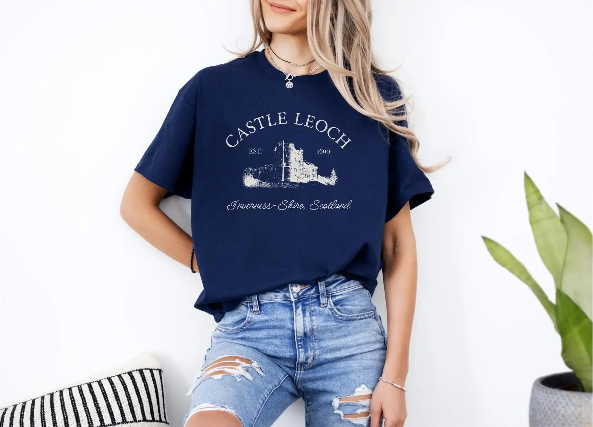 Castle Leoch T Shirt Outlander inspired Scottish Inverness Clan Mackenzie