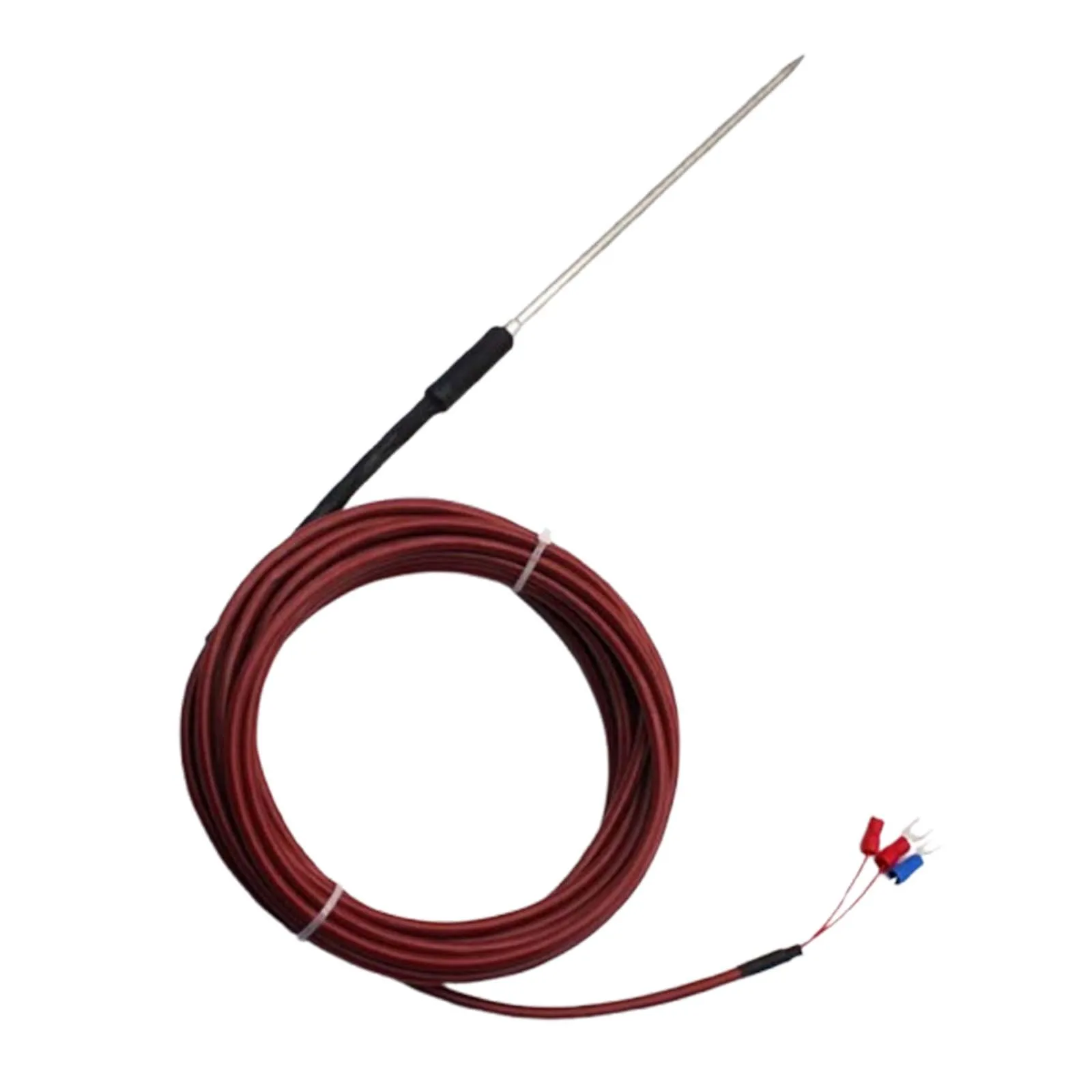 

PT100 Silicone Food Thermometer Platinum Thermal Resistance K-Type Thermocouple Temperature Sensor Penetration Probe