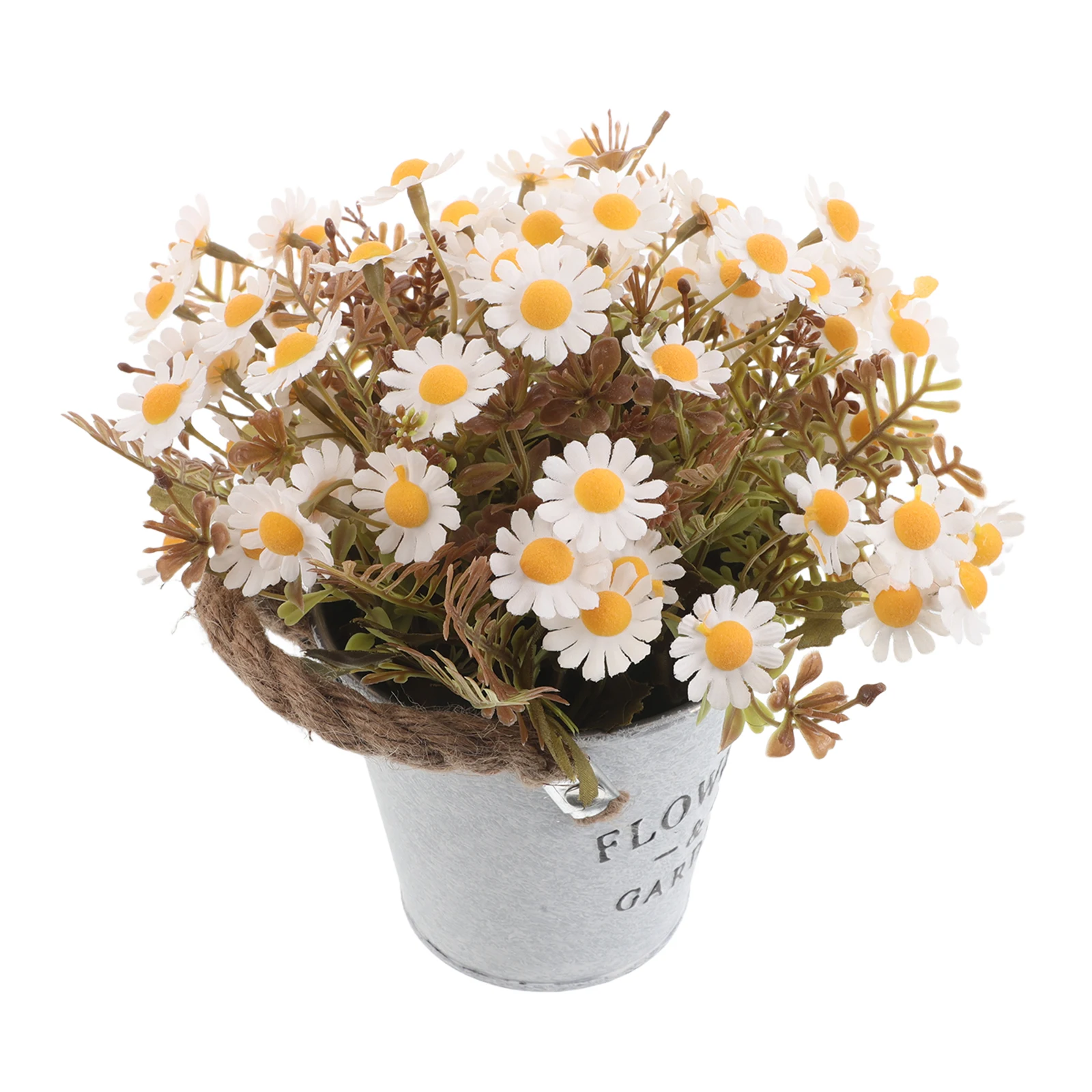

Artificial Autumn Chrysanthemum Potted Plant Realistic Daisy Decor Indoor Outdoor flower bonsai fake daisy gardentable