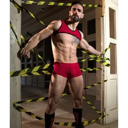 Free Shipping Men's Clothes New Summer Sexy Swimsuit Super Speed Dry Beach Fitness Vest Water Sports Private Custom
