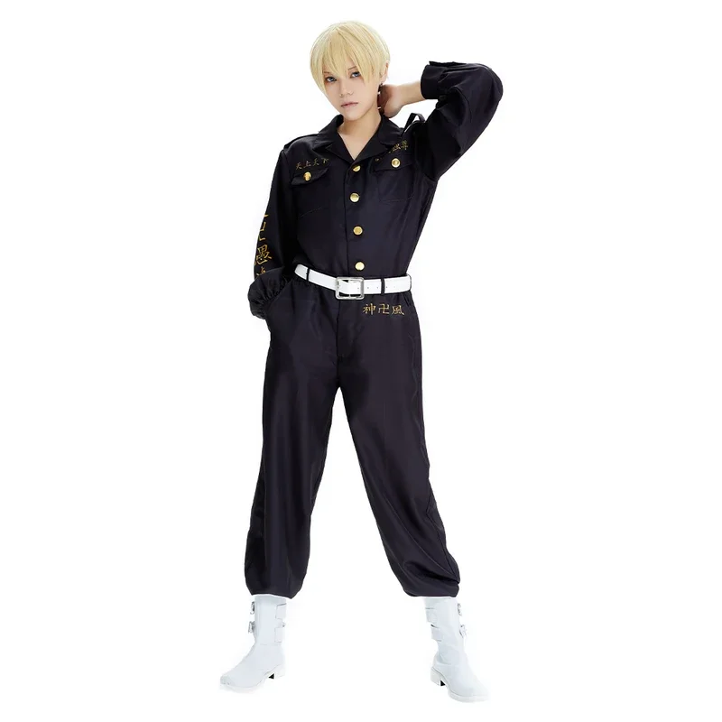 Matsuno chifucosplay costume anime Tokyo Revengers cosplay wig uniform men women set Halloween jacket pants belt outfit wigs