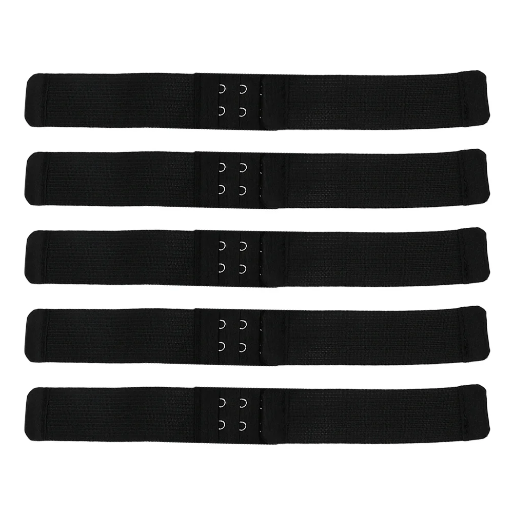 5Pcs Bra Back Extension Buckle Adjustable Stretchy Band Soft Flexible Comfortable Loose Bra Extender for Women Underwear