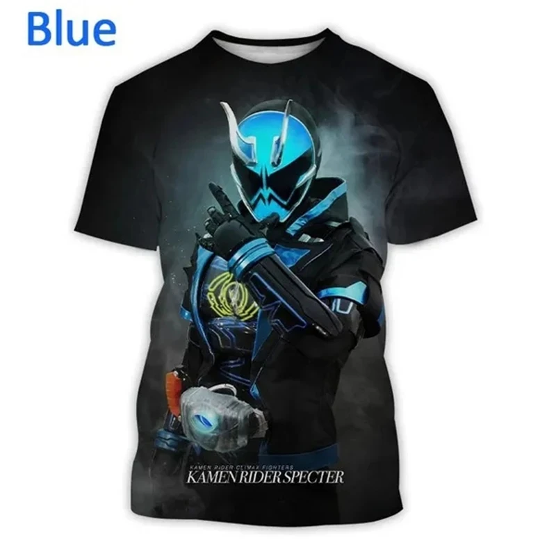 New Japanese TV Series Kamen Rider 3D Printed T-shirt Summer Fashion Men Women Casual O Neck Short Sleeve T Shirt Hip Hop Tops