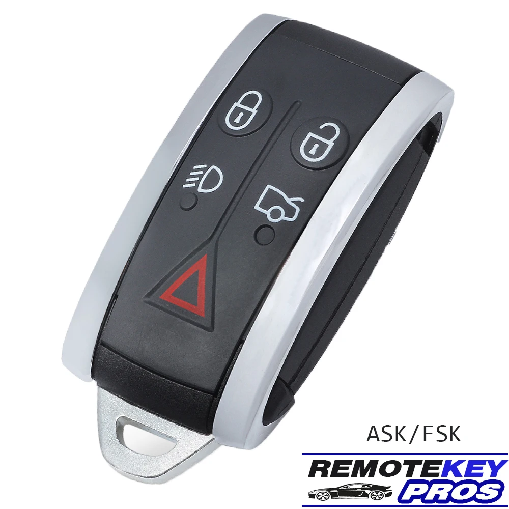 DIYKEY para Jaguar XK XKR 2006-2008, XK XF 2009-2015 KR55WK49244 Keyless Go Chave remota inteligente ID46 ASK/FSK 315MHz/433MHz