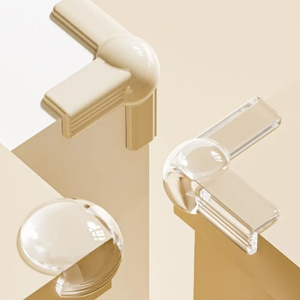 4/8 pçs novo transparente mesa canto cobre babyproofing durável protetores de canto anticolisão adesivos de canto móveis para casa