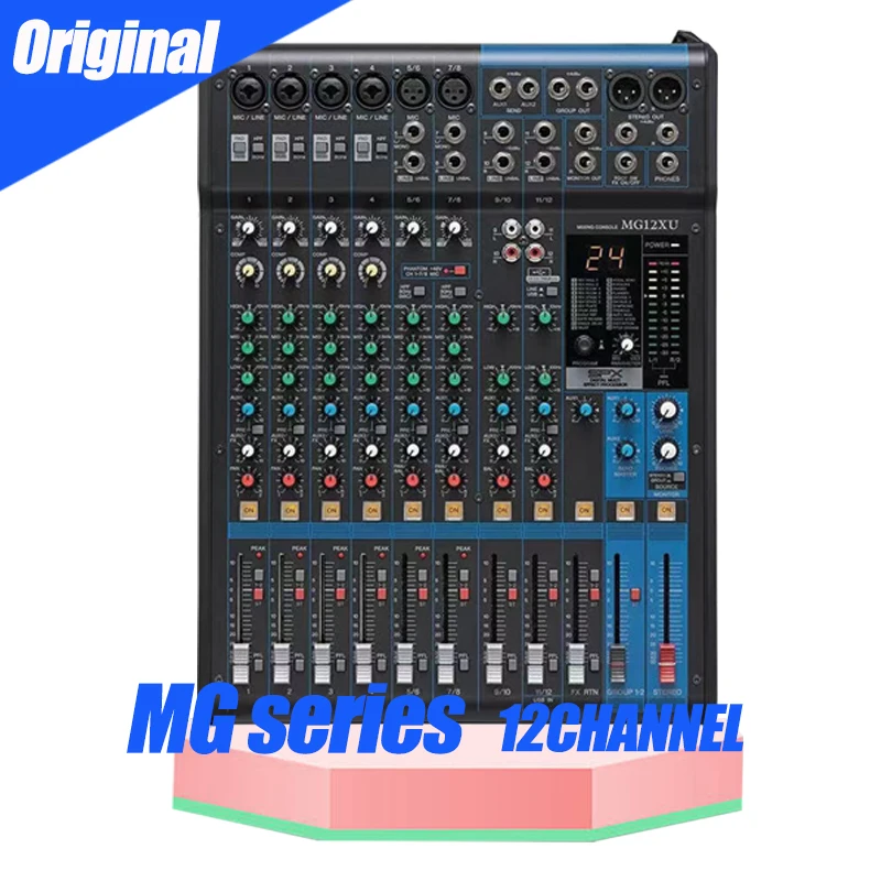 Original MG10XU 10/12 channel Professional Mixing Console DSP Sound USB Recording Audio Mixer DJ Console Mixer For Audio Stage