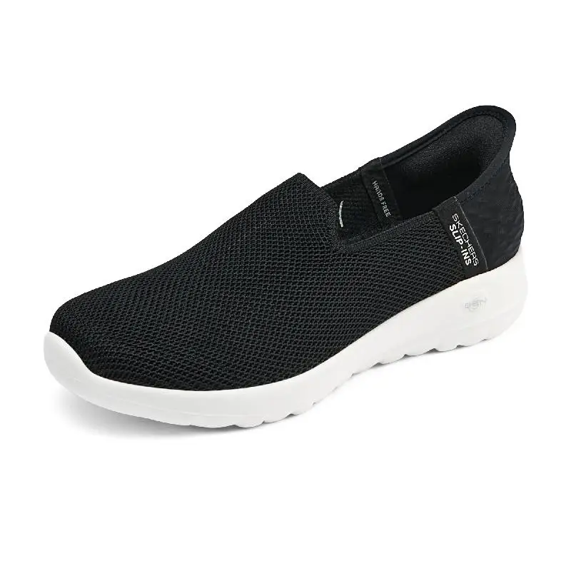 

Skechers Gowalkjoy Повседневная обувь, легкая, дышащая, амортизирующая женская обувь, уличные кроссовки, одинарные туфли 124641-Bkw