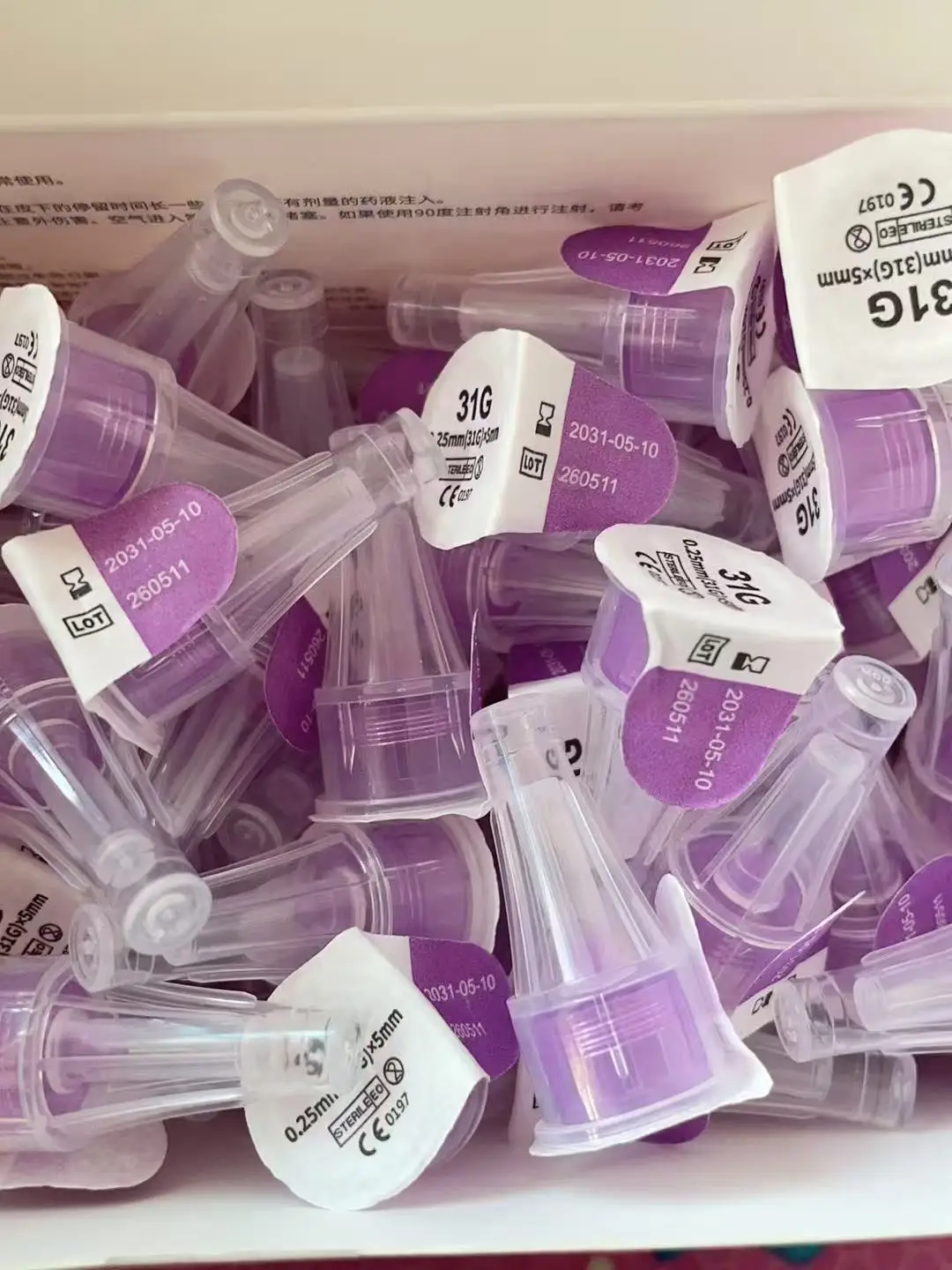 Wholesale High Quality Insulin Pen Needles 100pcs 32G 31G 4mm 5mm 6mm 8mm Ultra Thin Wall for Painless Diabetic Injection