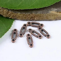 100pcs 14*4mm Antiqued Copper Tone Link Connector Findings H1901 Jewelry Making Supplies