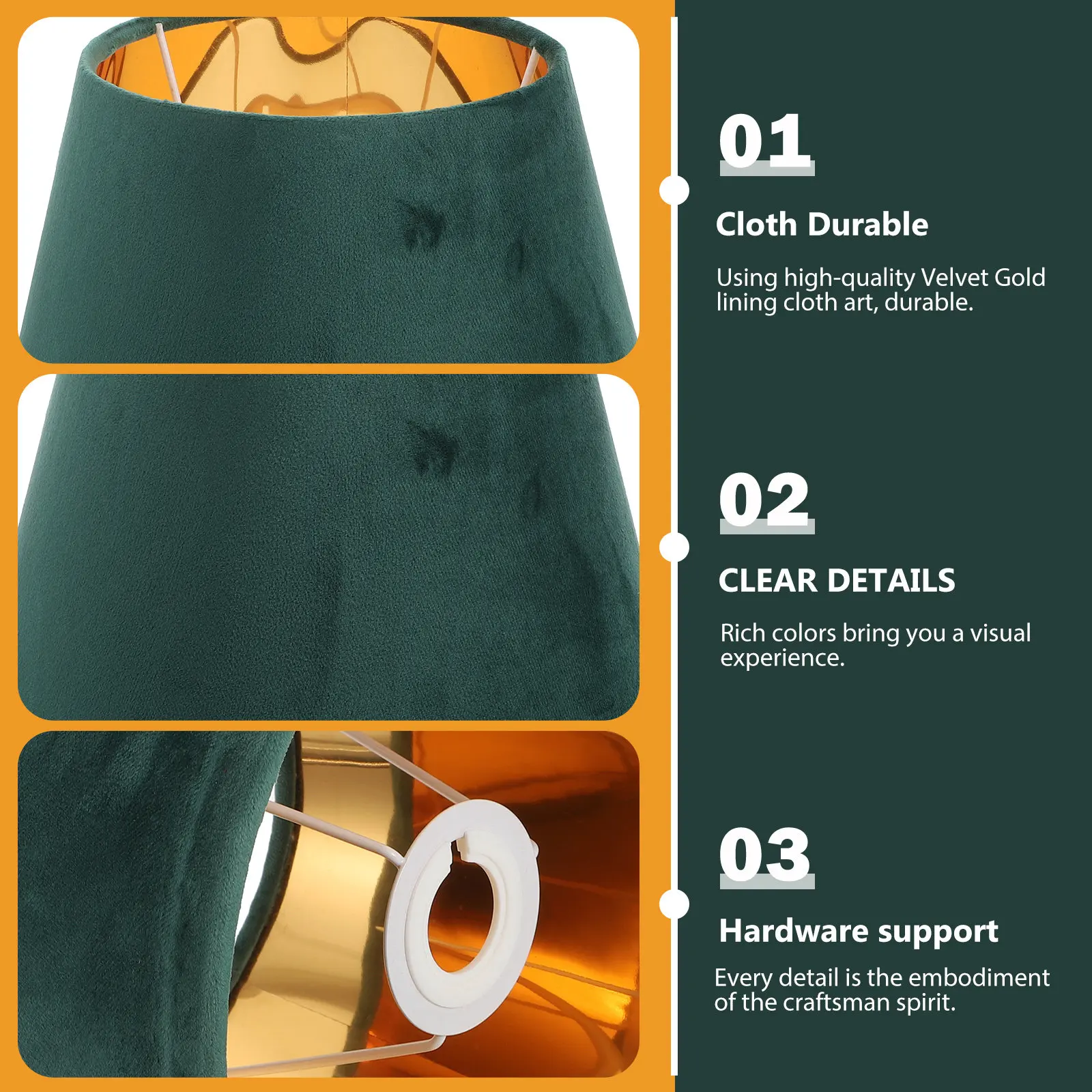 

1Pcs Lampshade Simple Cloth Lined Light Cover for Household Bedroom Floor Bedside Lamp Decorative Accessory Simple Lampshade