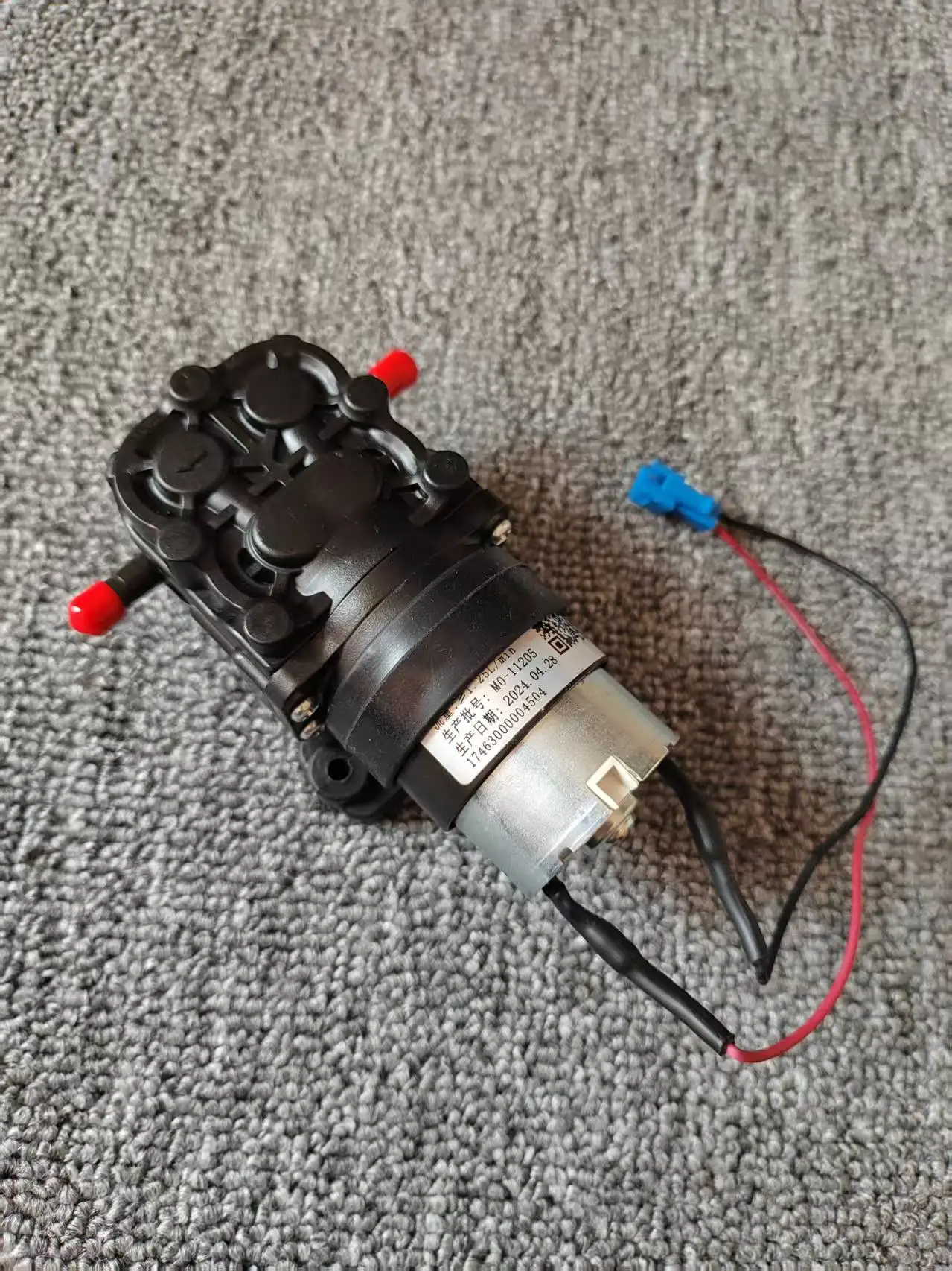 مناسبة لتنقية المياه ميديا MRO1990-100G المضخة الصغيرة GMB-G-14500، 24 فولت، 1.25 لتر/دقيقة