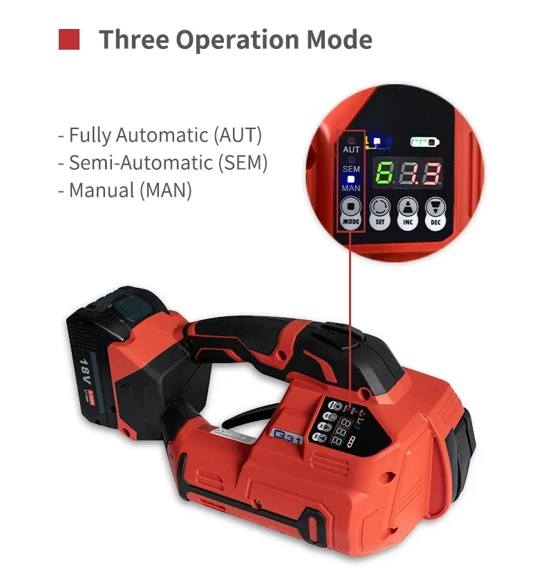 YYHC-Q31 Battery Powered  Strapping Tool Handheld Battery Banding Tool factory directly