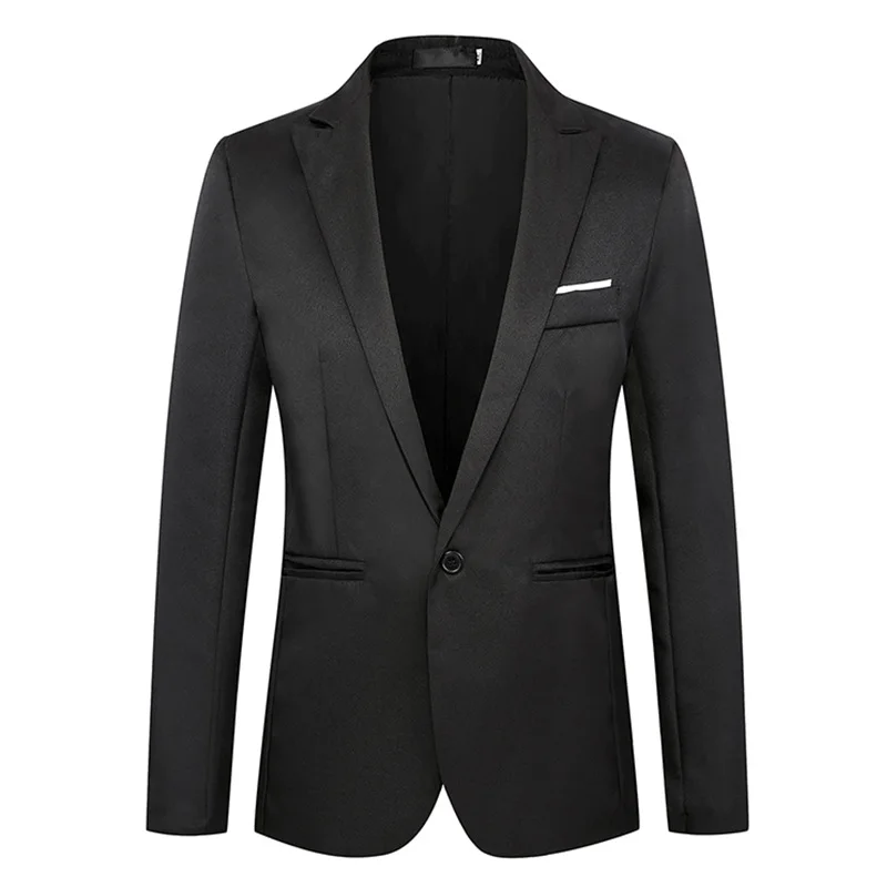 LM11618 Men's Korean Style Groom Suit Fitted Jacket