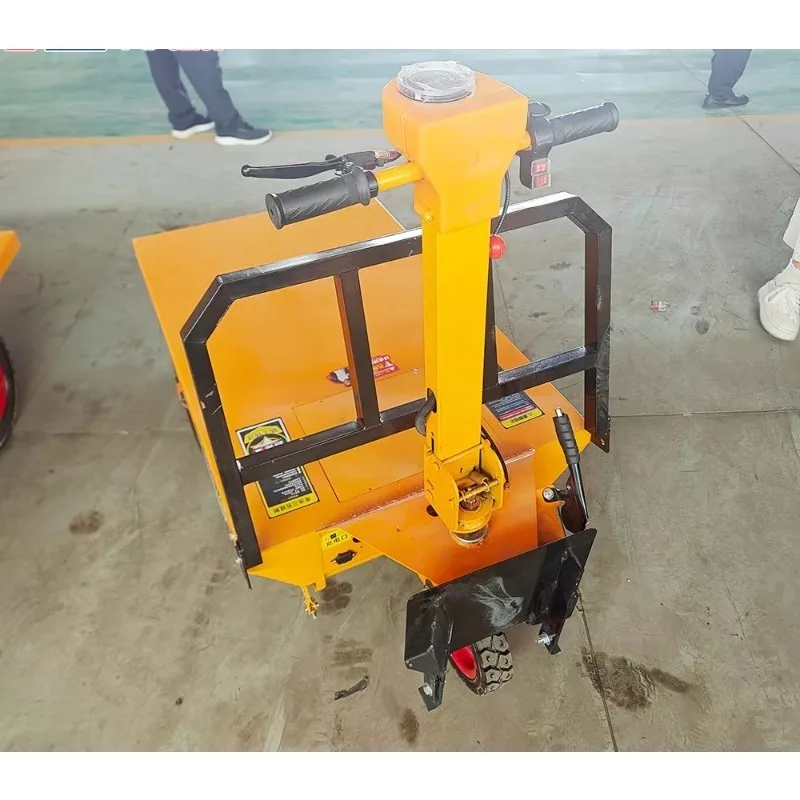 Electric Stainless Steel Platform Trolley Cart  Adjustable Removable Seat Warehouse Portable Hand Trolley Flatbed Cargo